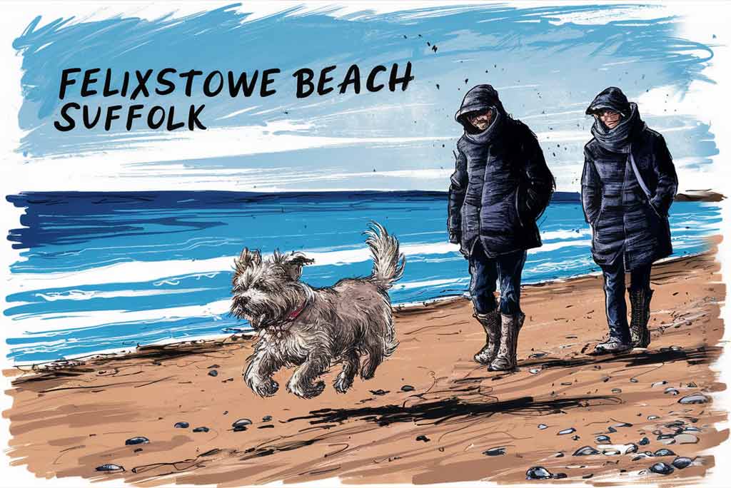 Felixstowe beach walks
